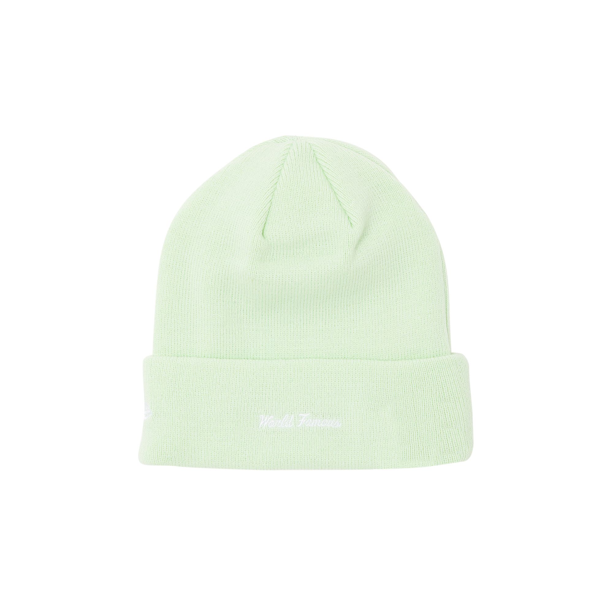 Supreme New Era Box Logo Beanie Hat Cap Dark Pine Green New DS FW22