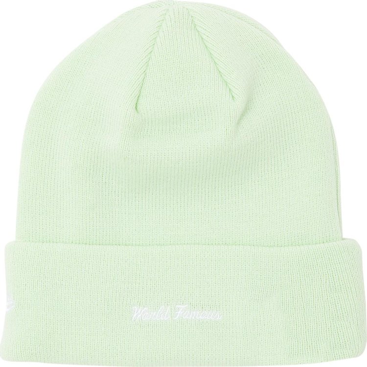 Supreme x New Era Box Logo Beanie Light Green