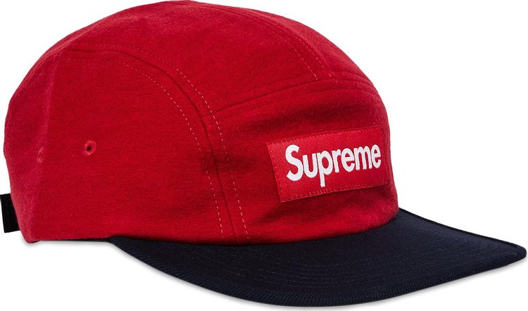 Supreme 2 Tone Camp Cap Red