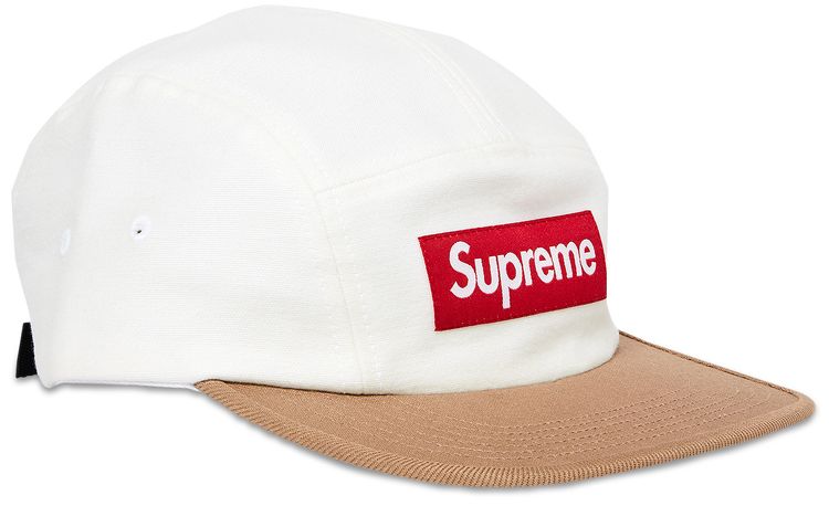 Supreme 2 Tone Camp Cap White
