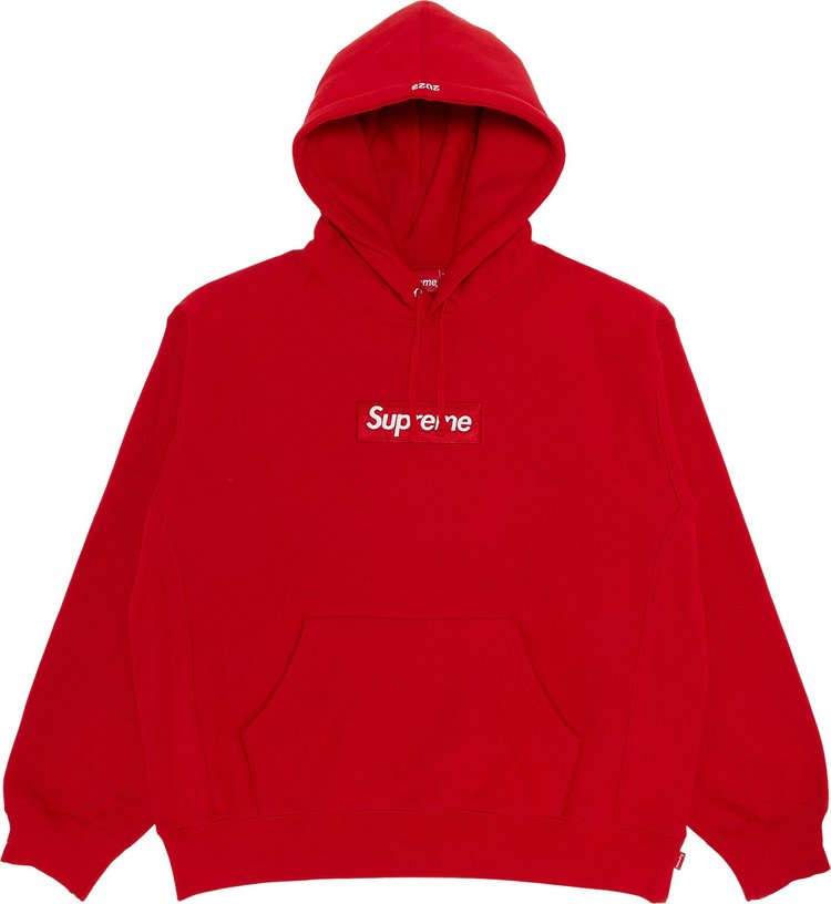 Supreme Box Logo Hooded Sweatshirt 'Red'