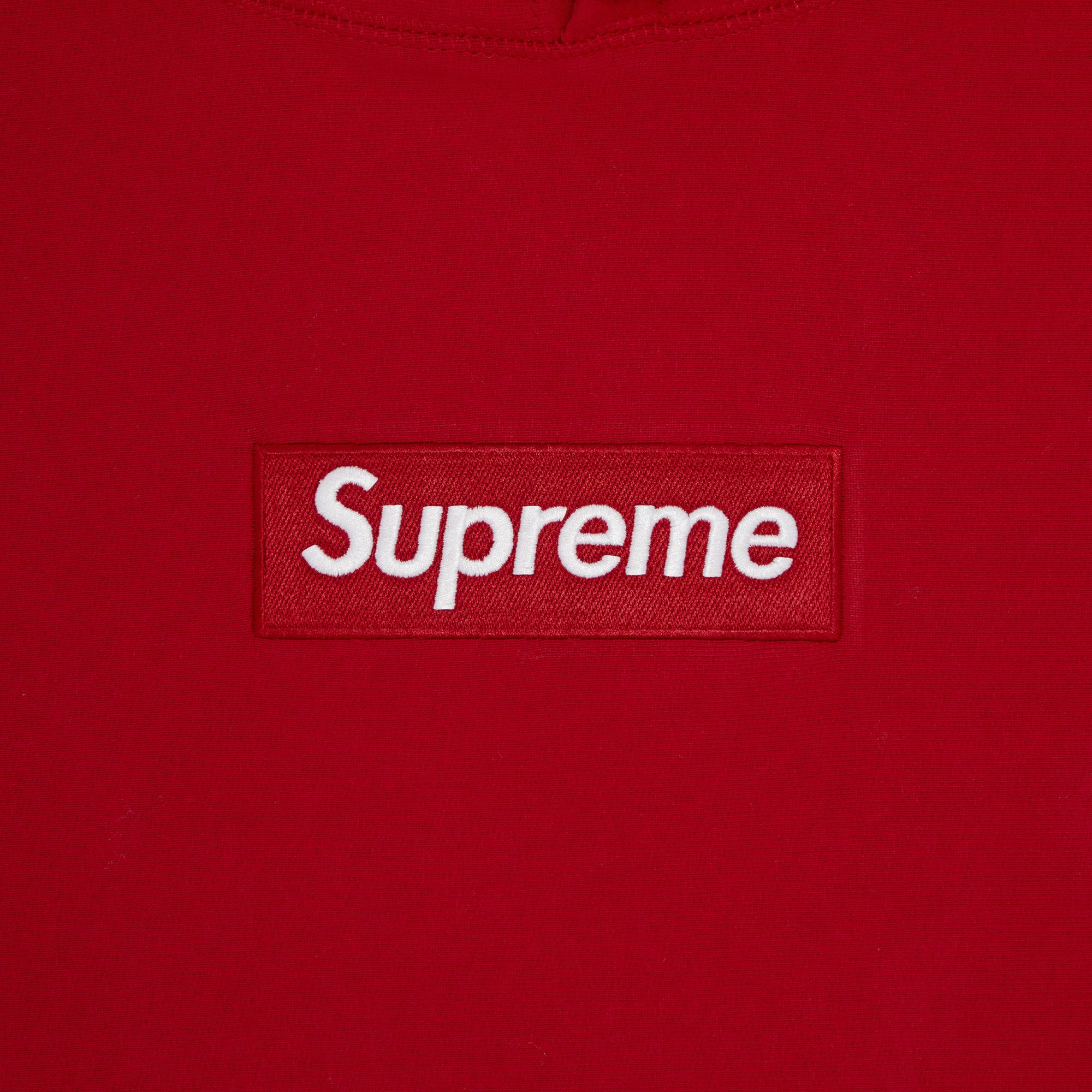 Buy Supreme Box Logo Hooded Sweatshirt 'Red' - FW23SW56 RED
