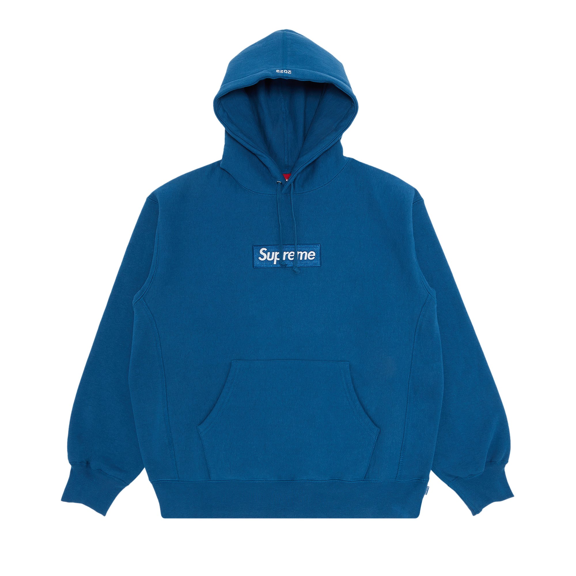 Buy Supreme Box Logo Hooded Sweatshirt 'Blue' - FW23SW56 BLUE