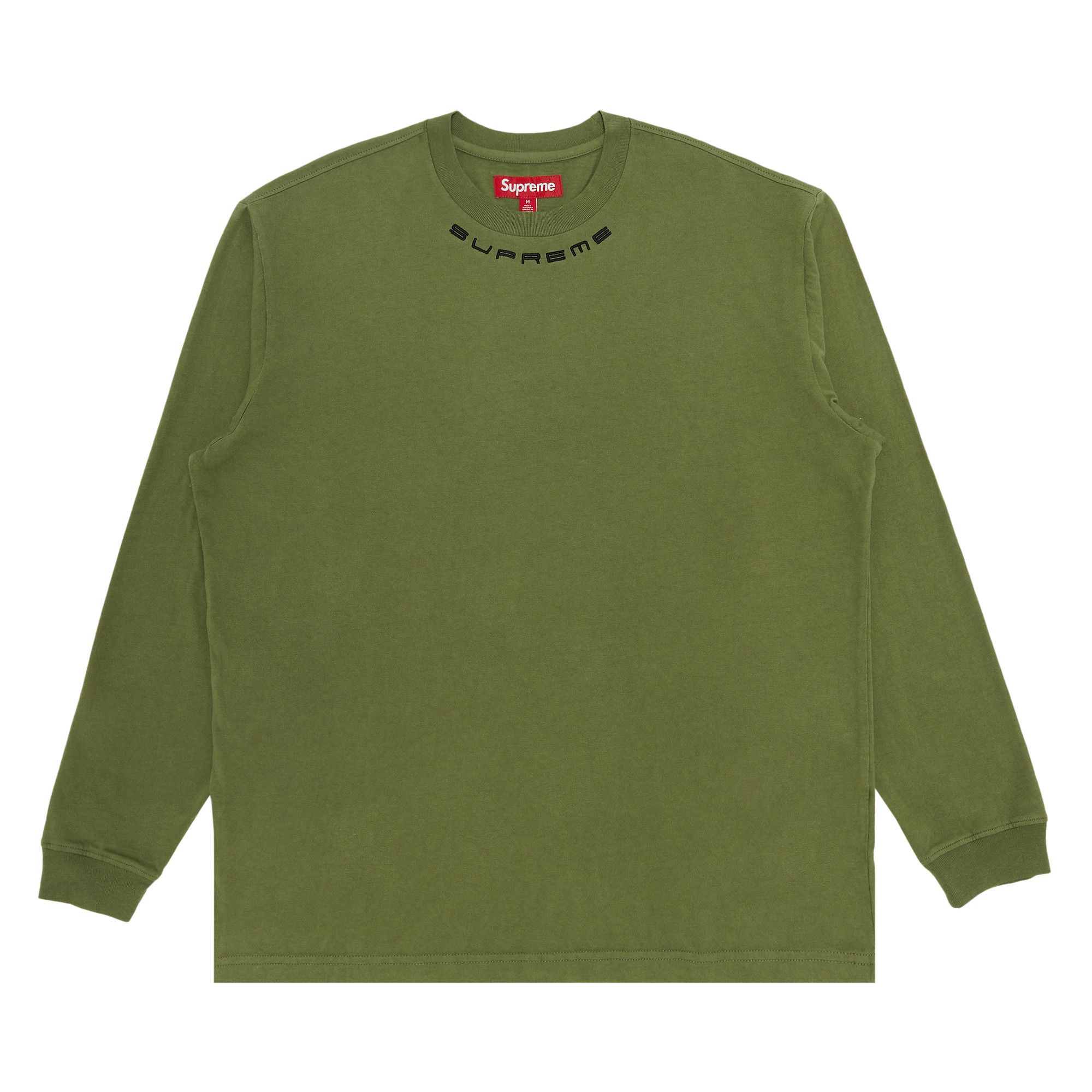 Supreme green long sleeve on sale