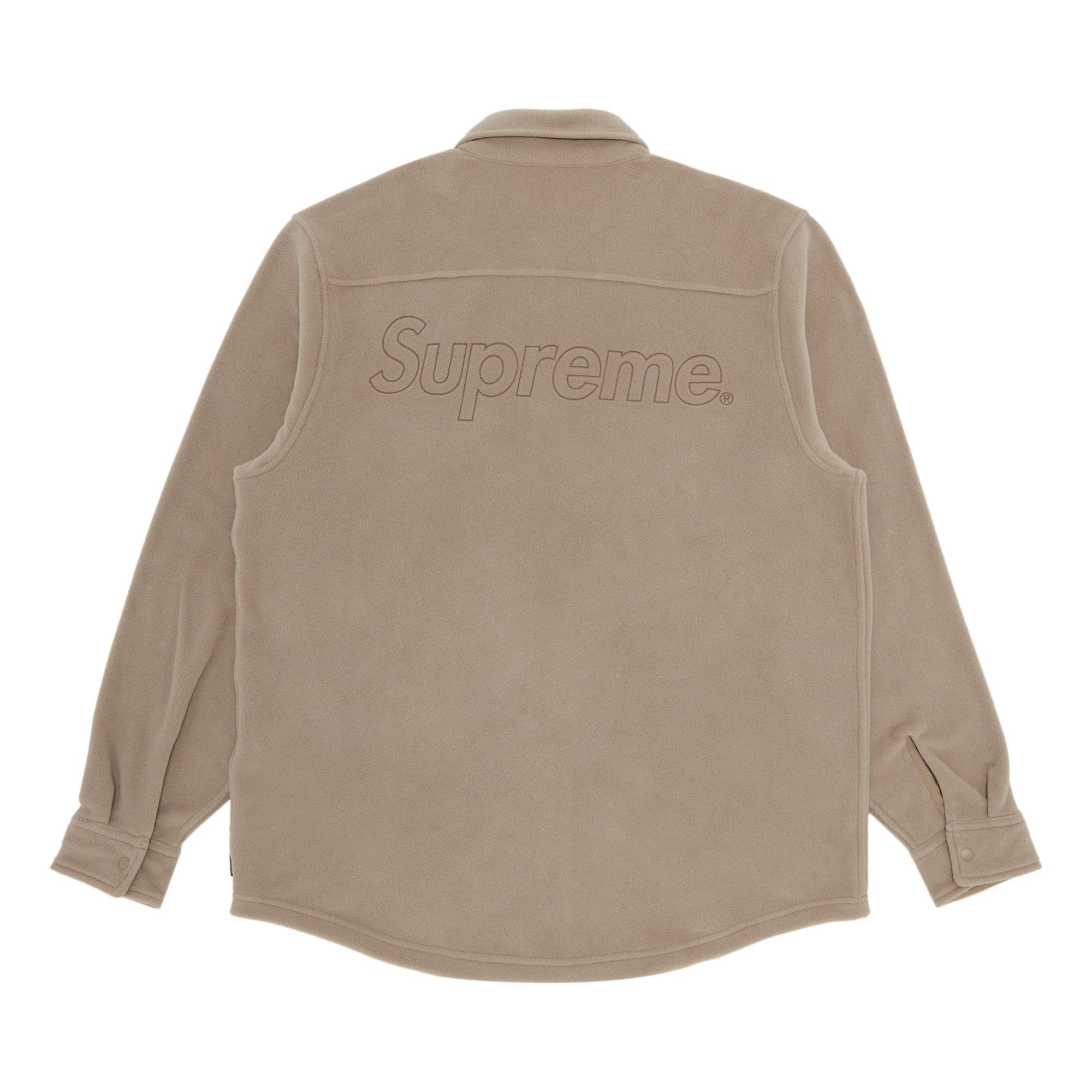 （ブランドロゴ）の人気ランキング Buy Supreme Polartec Shirt 'Tan' - FW23S46 TAN | GOAT CA トップス