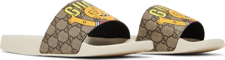 Pablo Delcielo x Gucci GG Supreme Slide Cat