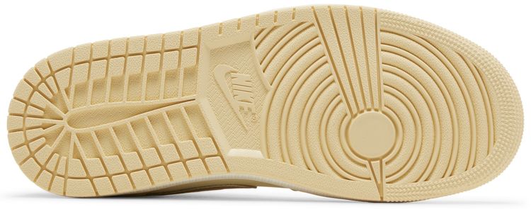 Wmns Air Jordan 1 Mid Pale Vanilla Gold