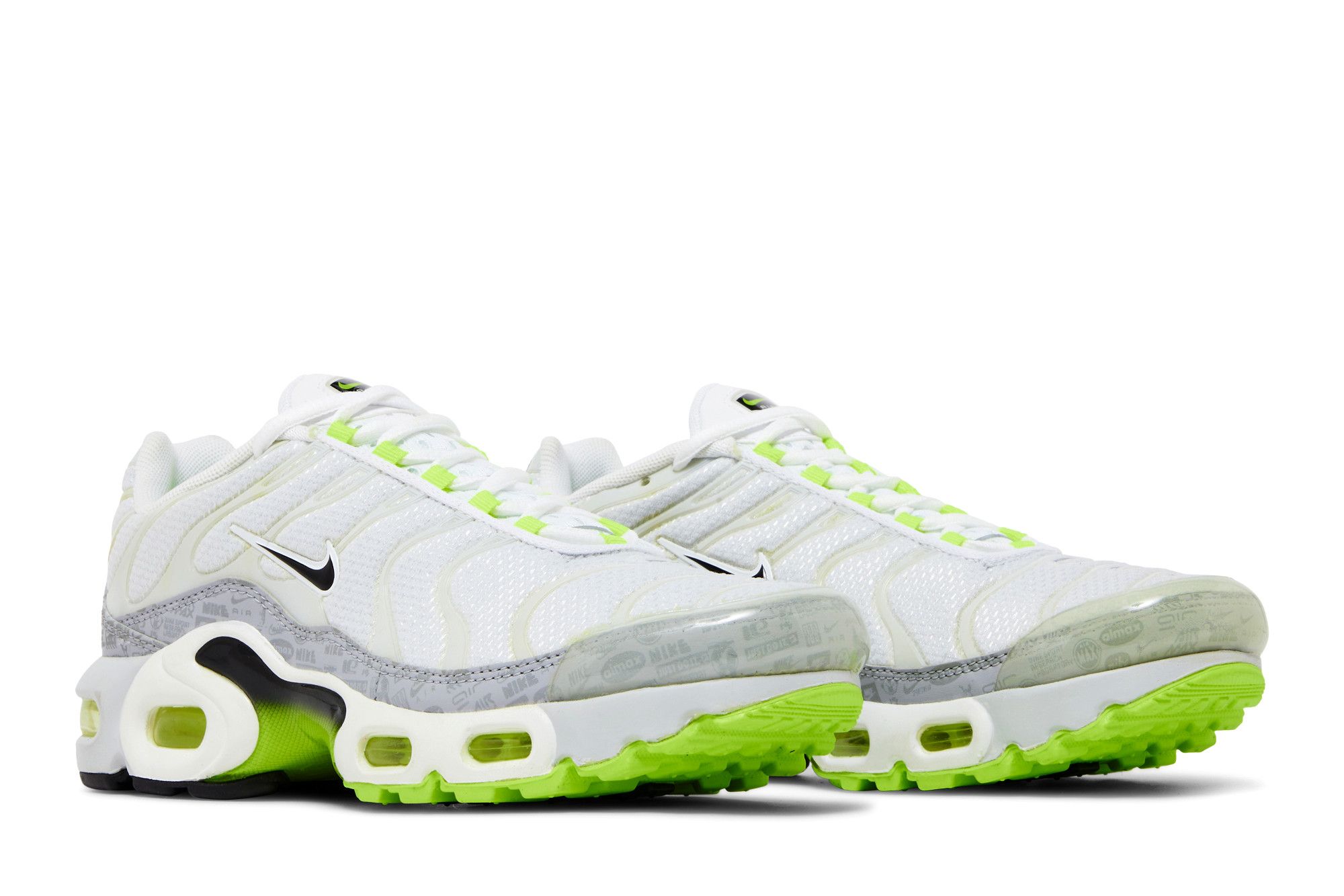 Buy Nike Air Max Plus GS 'Reflective Logo - White Volt