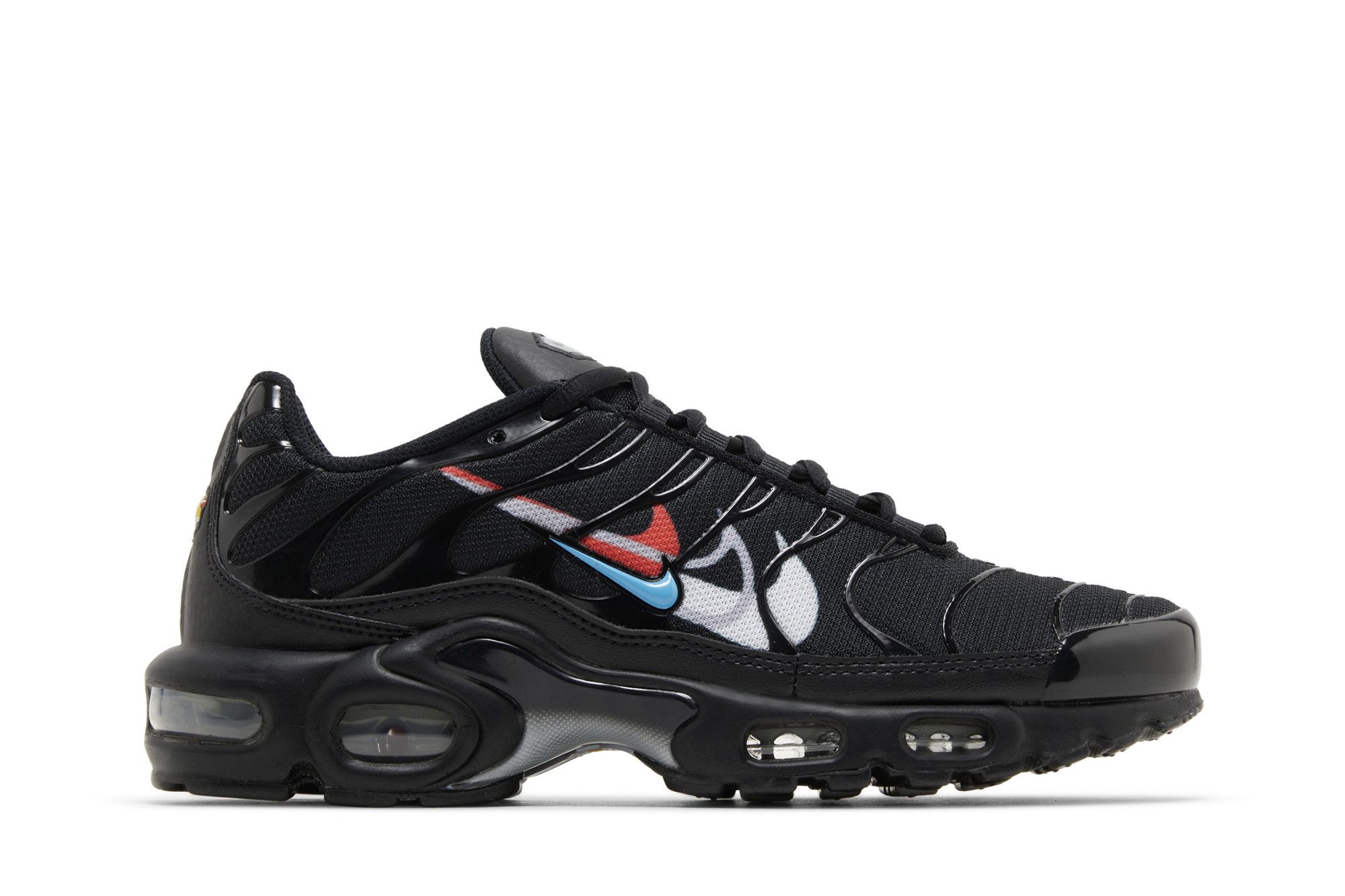 Buy Air Max Plus Multi Swoosh Black Bright Crimson FJ4224 001 GOAT CA
