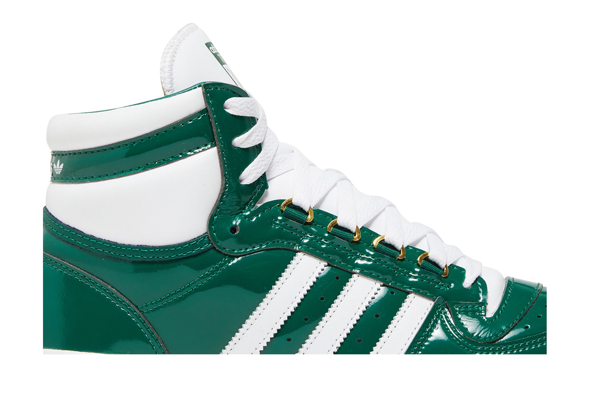 Green patent leather adidas on sale