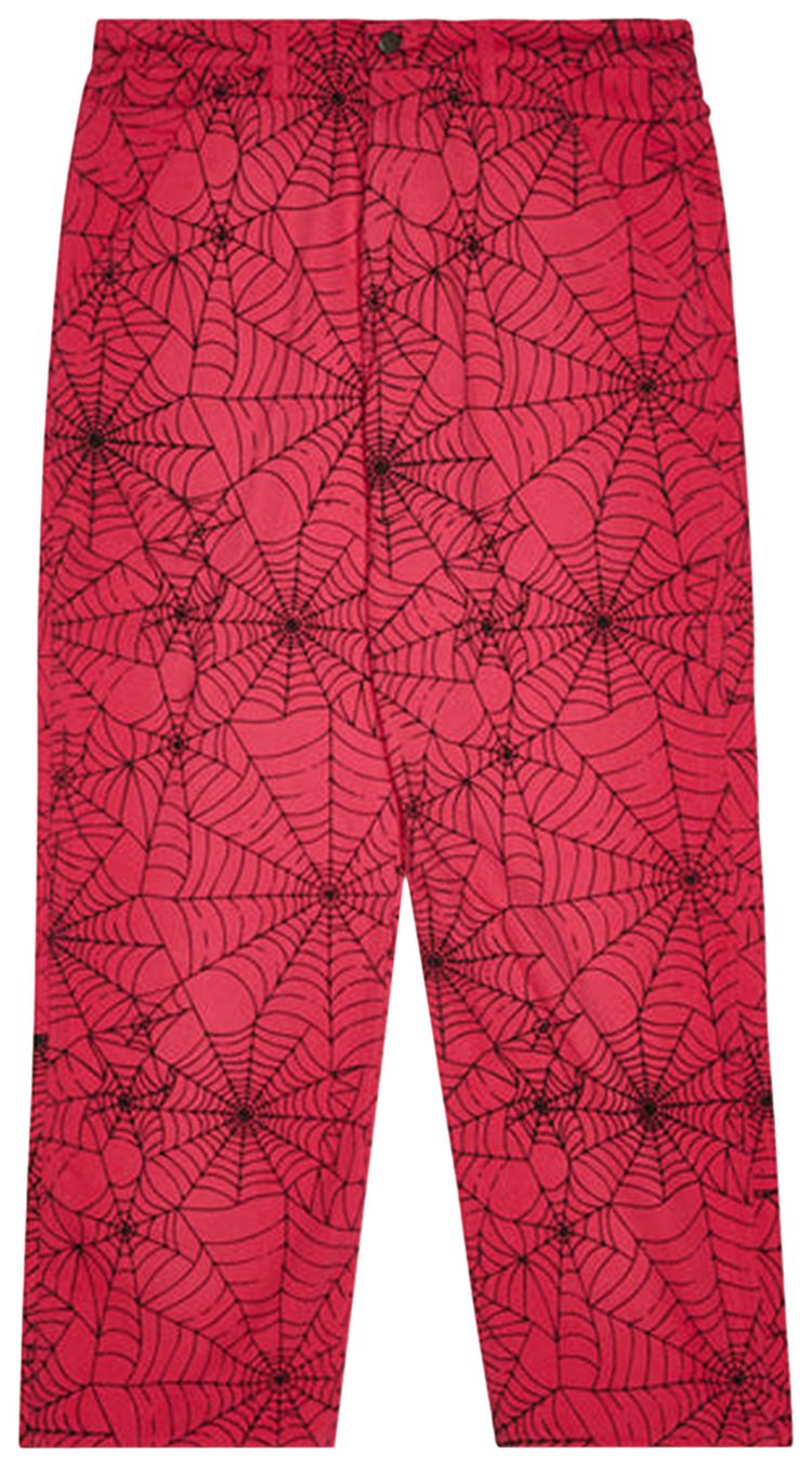 Sp5der All Over Print Work Pant Pink