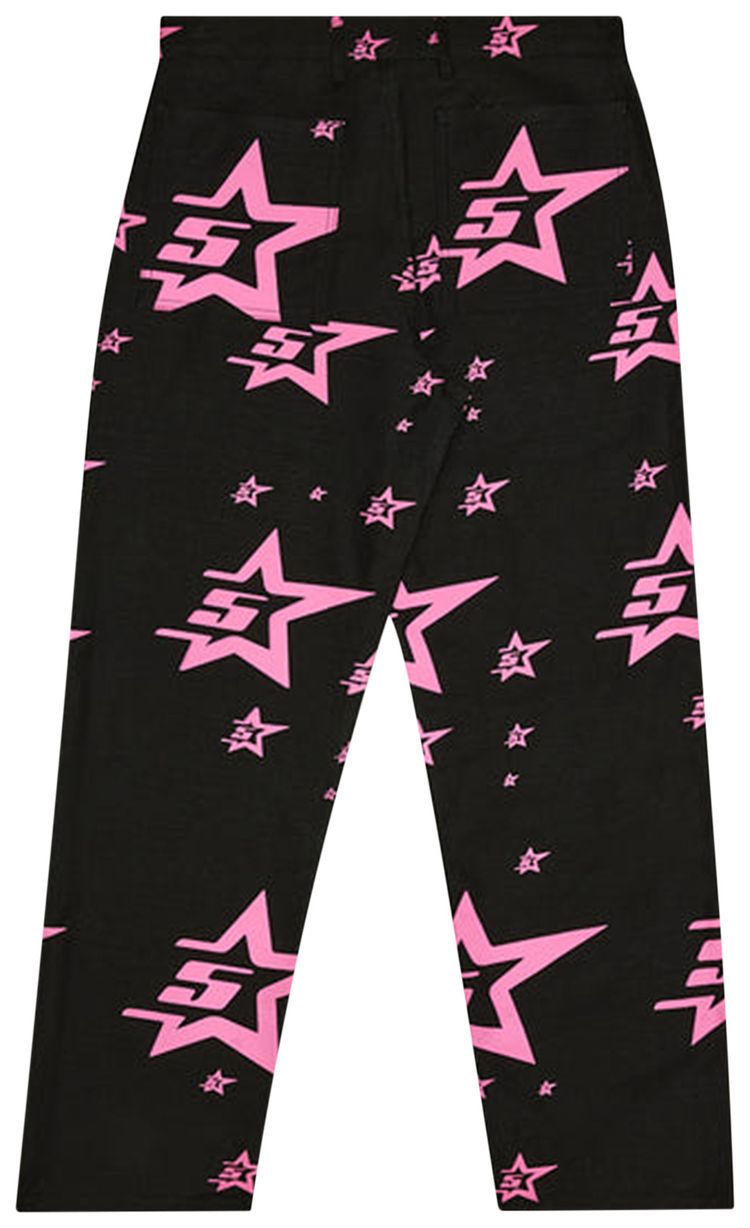 Sp5der 5 Star Work Pant BlackPink