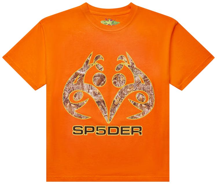Sp5der Real Tree Tee Orange