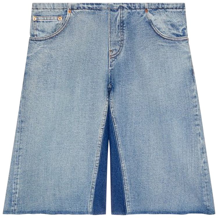 MM6 Maison Margiela Denim Shorts Light Blue