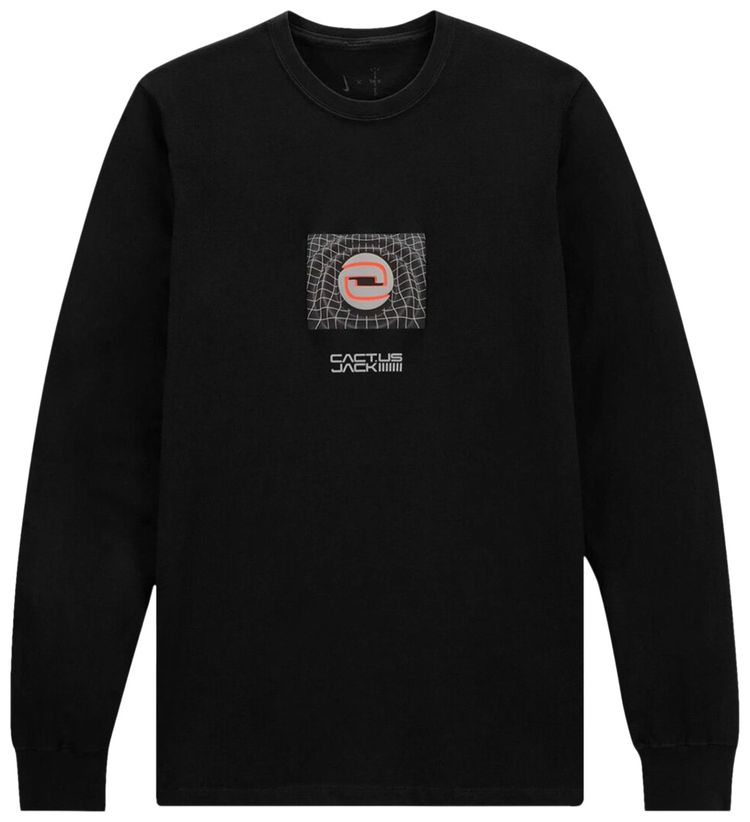 Cactus Jack by Travis Scott x Nike NRG BH Long Sleeve Tee Black