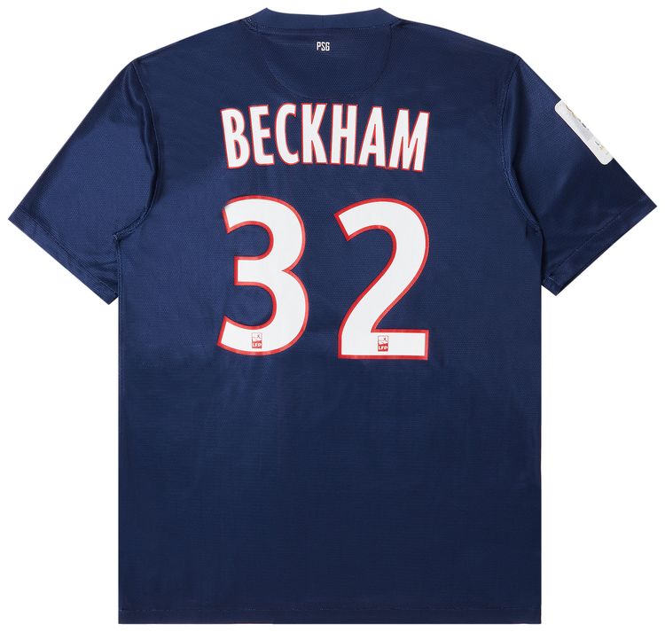 Vintage Paris Saint Germain Beckham 32 Home Stadium Jersey Navy