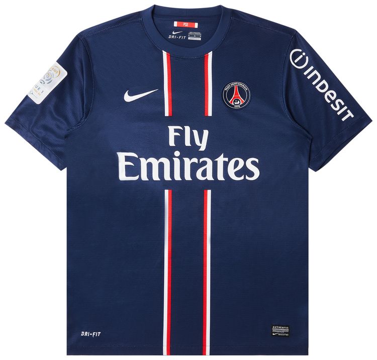 Vintage Paris Saint Germain Beckham 32 Home Stadium Jersey Navy
