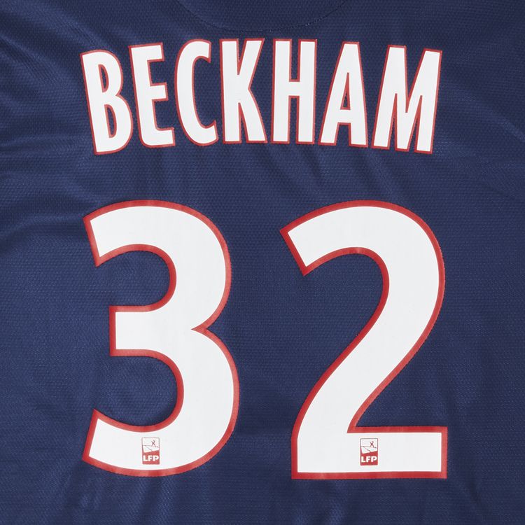 Vintage Paris Saint Germain Beckham 32 Home Stadium Jersey Navy