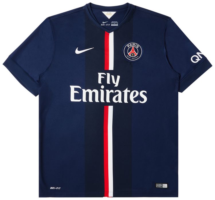Pre Owned Paris Saint Germain Home Stadium Jersey Navy