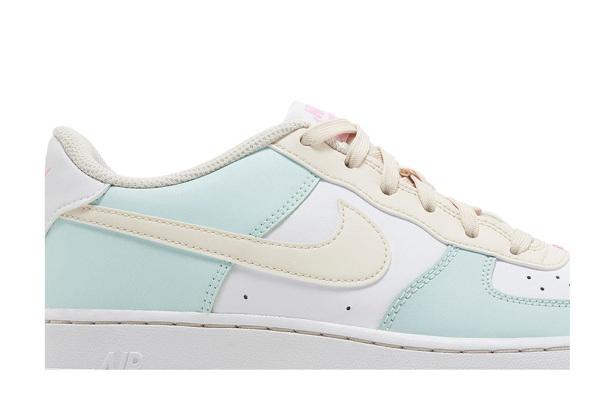 Nike Kids Air Force 1 Jade Ice Guava Ice White Pink Spell