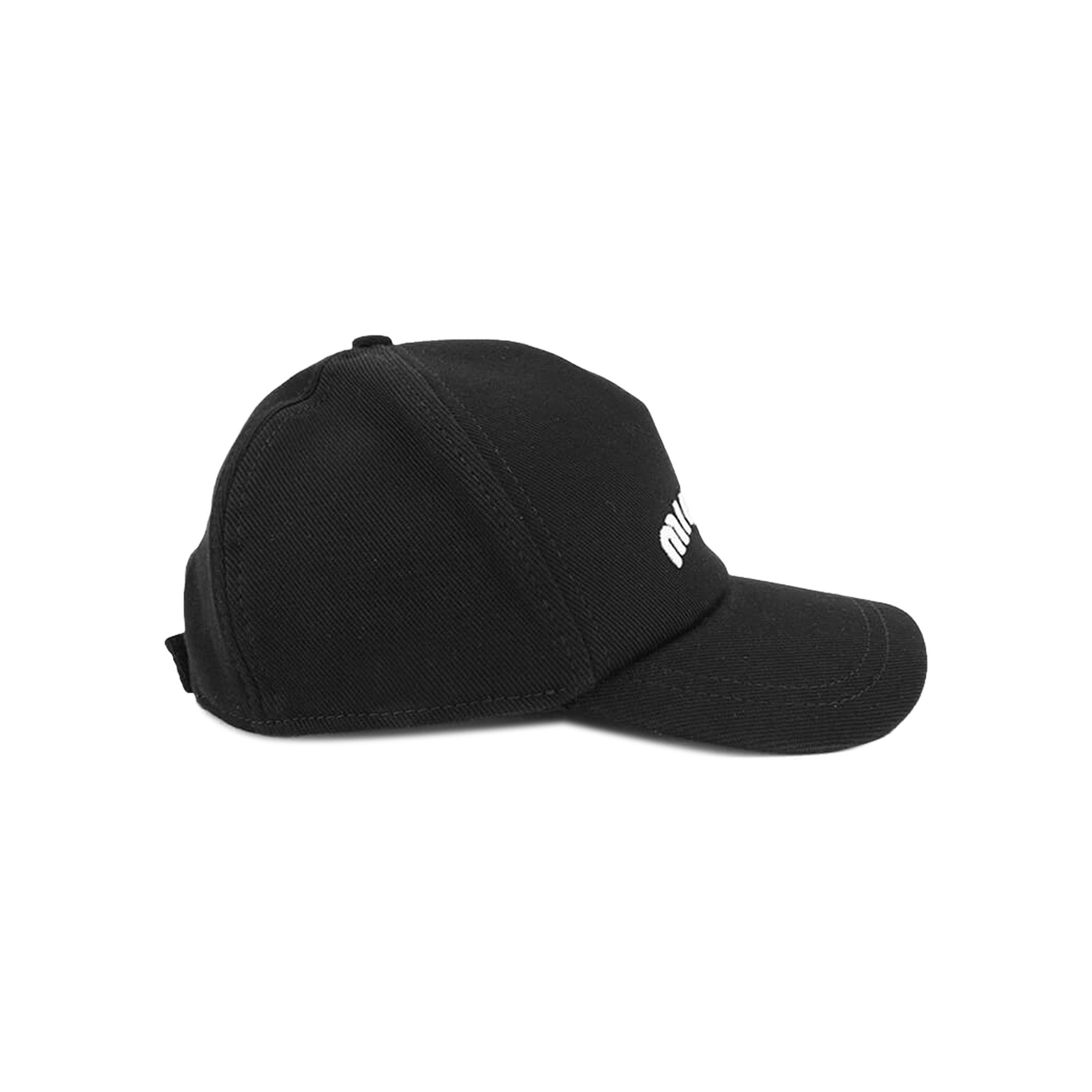 Buy Miu Miu Drill Baseball Cap 'Black/White' - 5HC179 2DXI