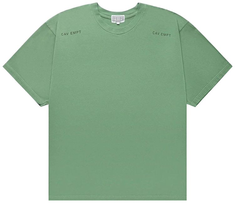 Cav Empt Overdye Non Referential Big T Shirt Green