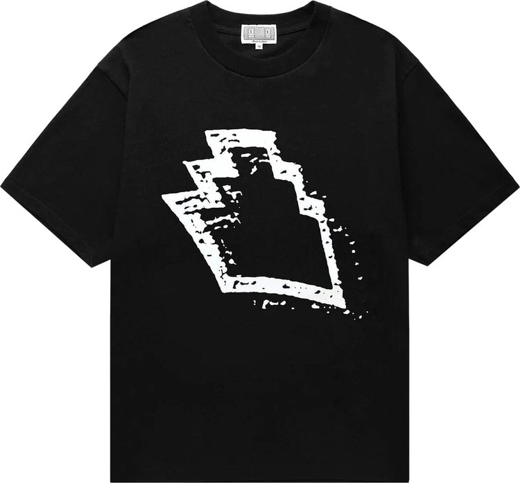 Cav Empt Incline Zig Heavy T Shirt Black