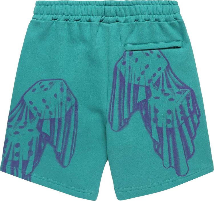 Awake NY Dice Print Sweatshorts TealPurple