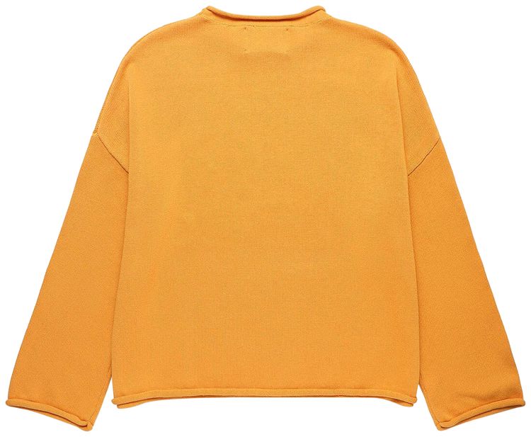 Brain Dead Tough Luck Oversized Boxy Sweater Mustard