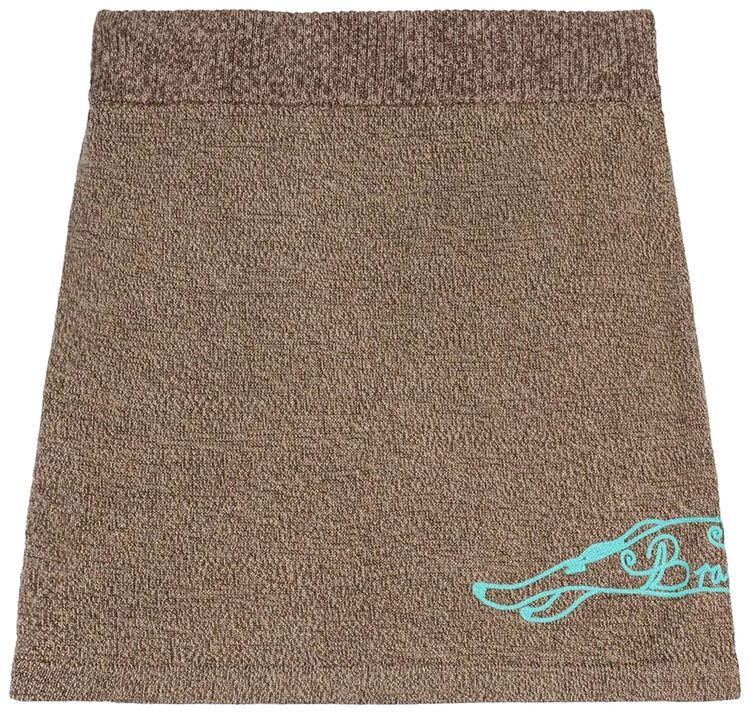 Brain Dead Marled Mini Skirt Clay