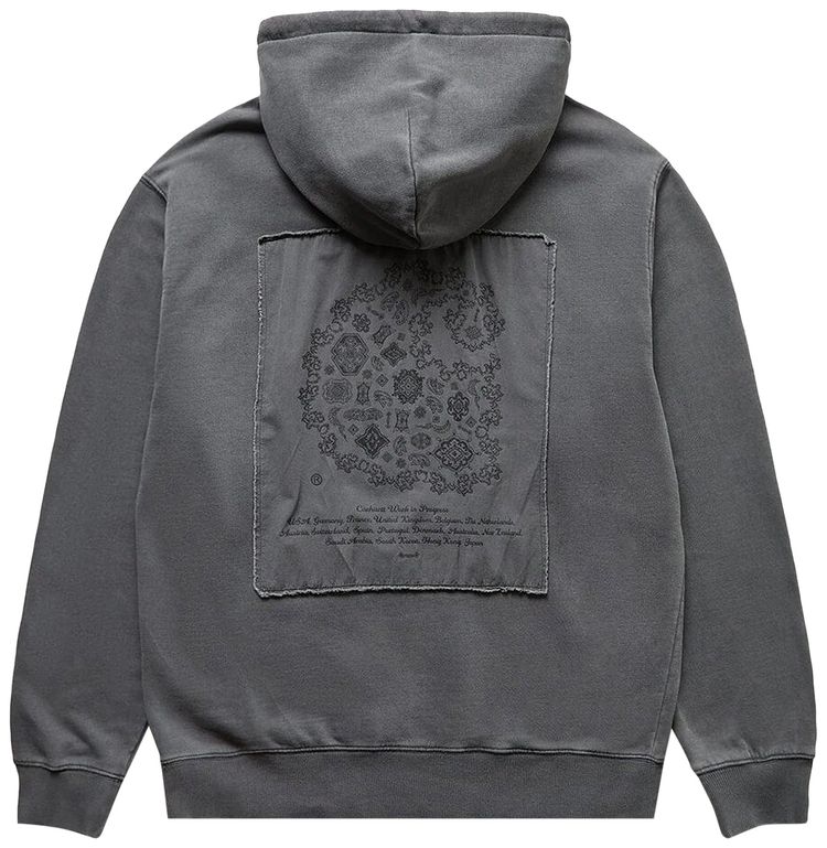 Carhartt WIP Hooded Verse Patch Sweatshirt Vulcan Garment Dyed