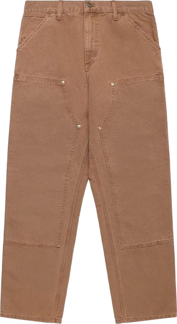Carhartt WIP Double Knee Pants 'Tamarind (Faded)'