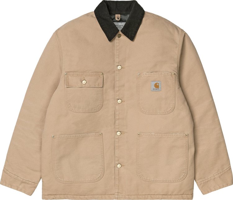 Carhartt WIP OG Chore Coat Dusty Hamilton BrownBlack