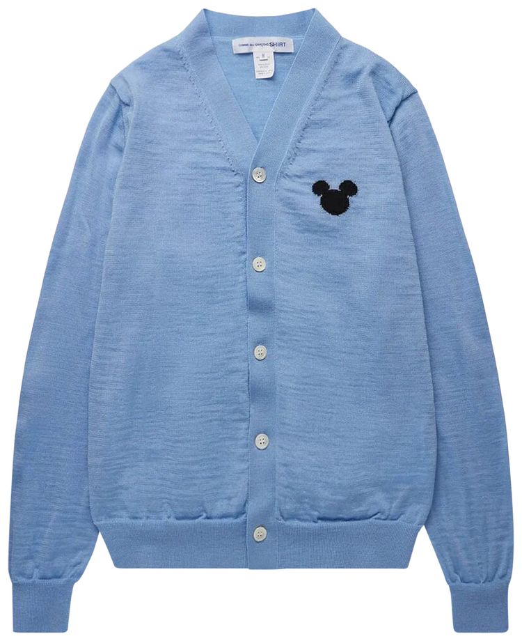 Comme des Garcons SHIRT x Disney Knit Cardigan Blue