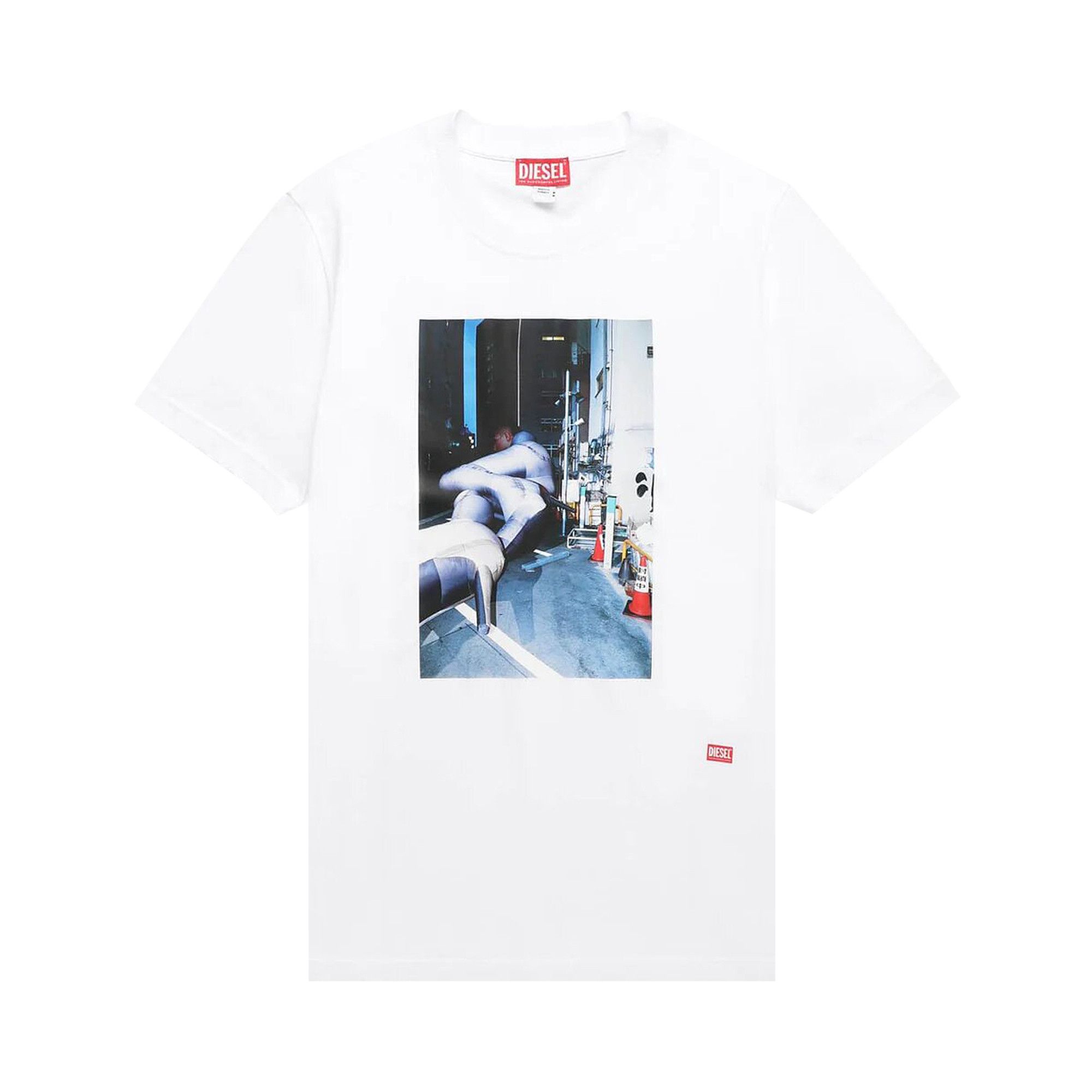 Buy Diesel T-Diegor-L5 T-Shirt 'White' - A03569 100 | GOAT