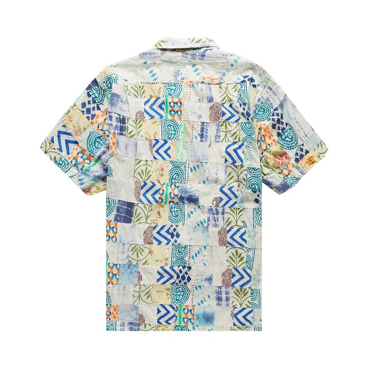 Engineered Garments Camp Shirt WhiteBlue