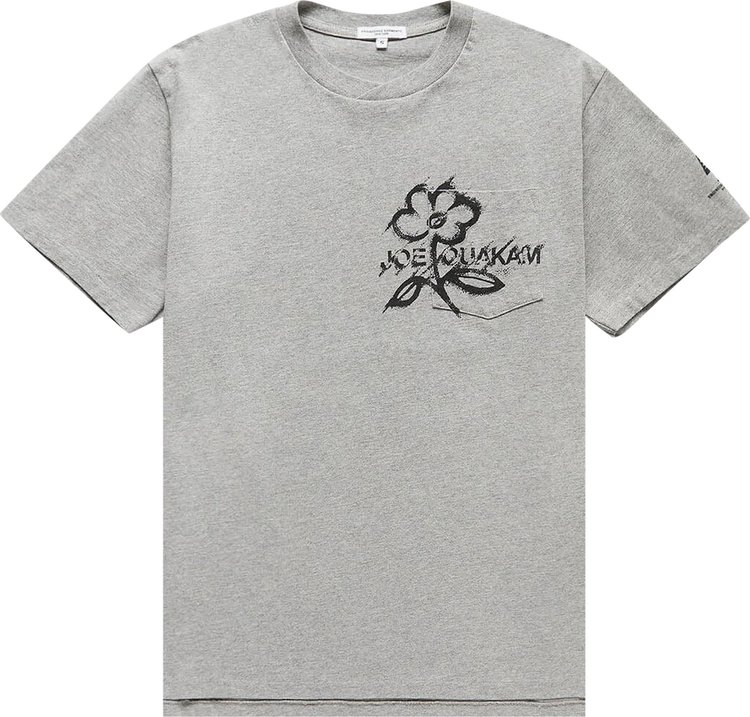 Engineered Garments Printed Cross T-Shirt 'Grey'