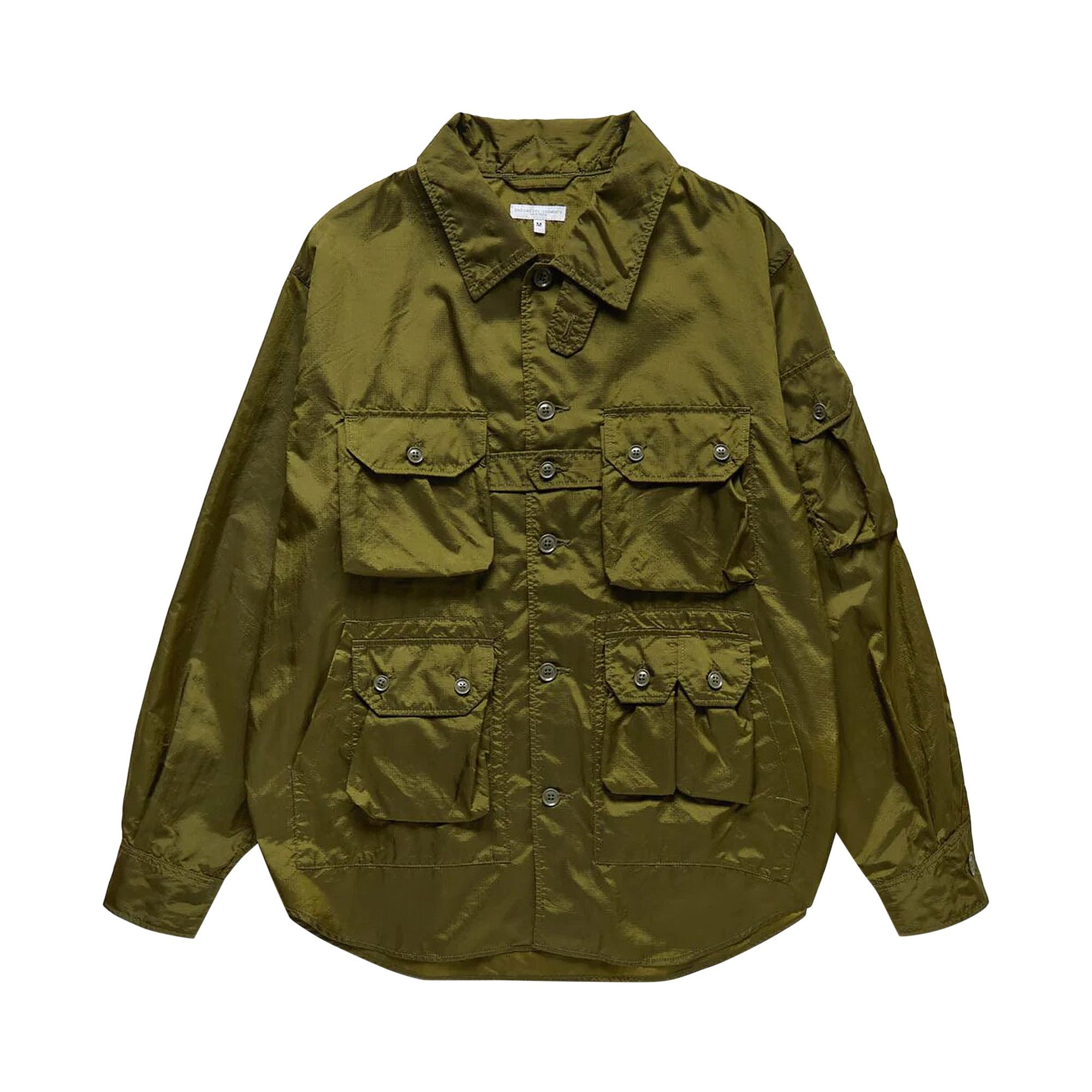 Buy Engineered Garments Explorer Shirt Jacket 'Olive