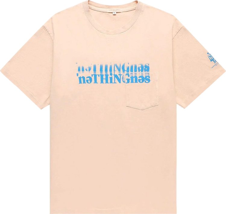 Engineered Garments Printed Cross T-Shirt 'Peach'