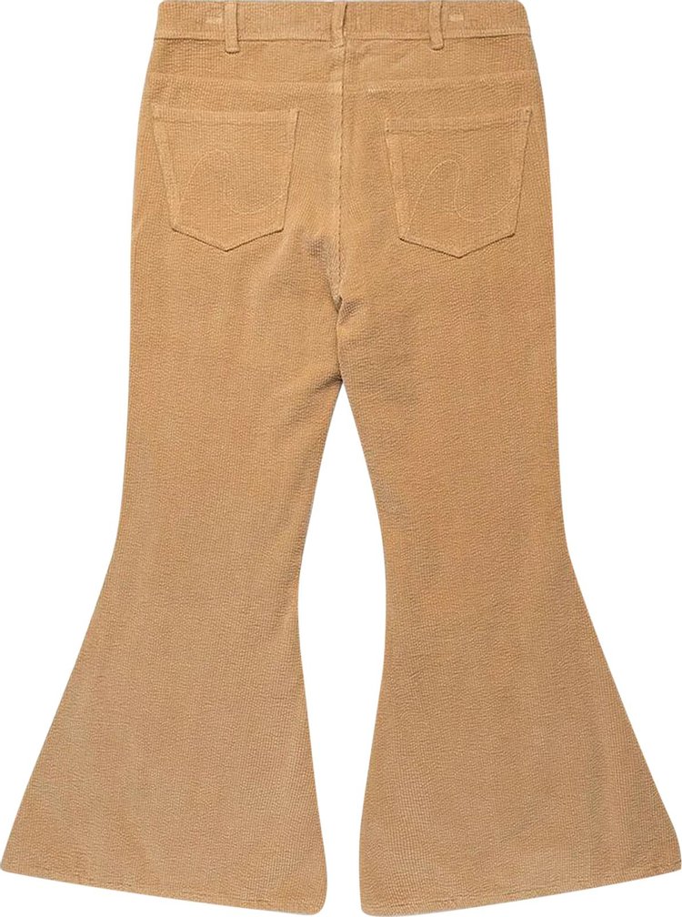 ERL Corduroy Flared Pants Beige