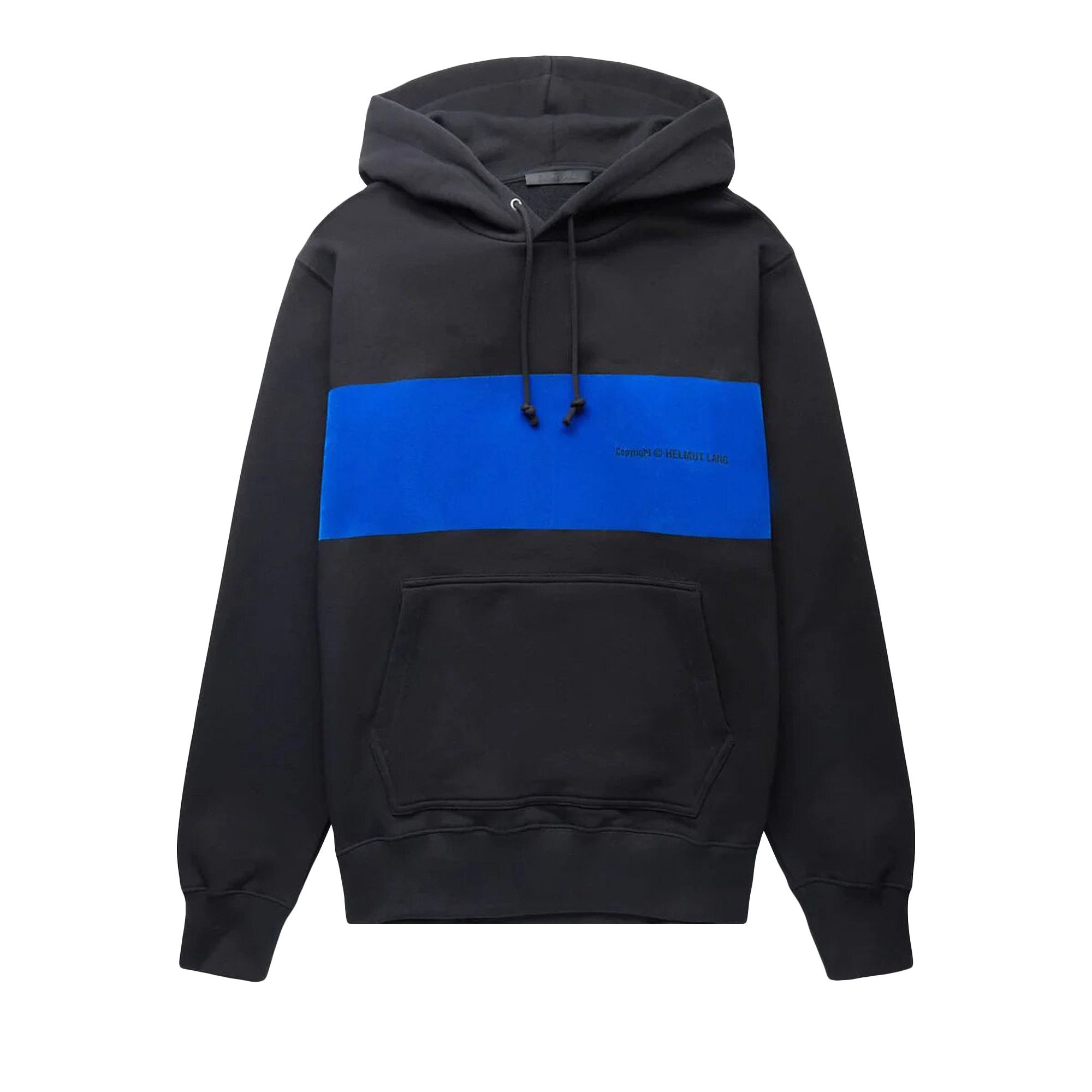 Buy Helmut Lang Flocked Hoodie Black M10HM506 BLAC GOAT