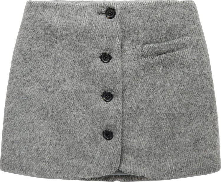 Helmut Lang Blazer Skirt 'Grey Melange'
