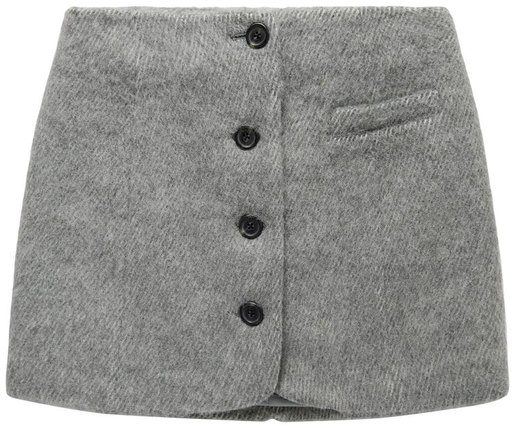 Helmut Lang Blazer Skirt Grey Melange