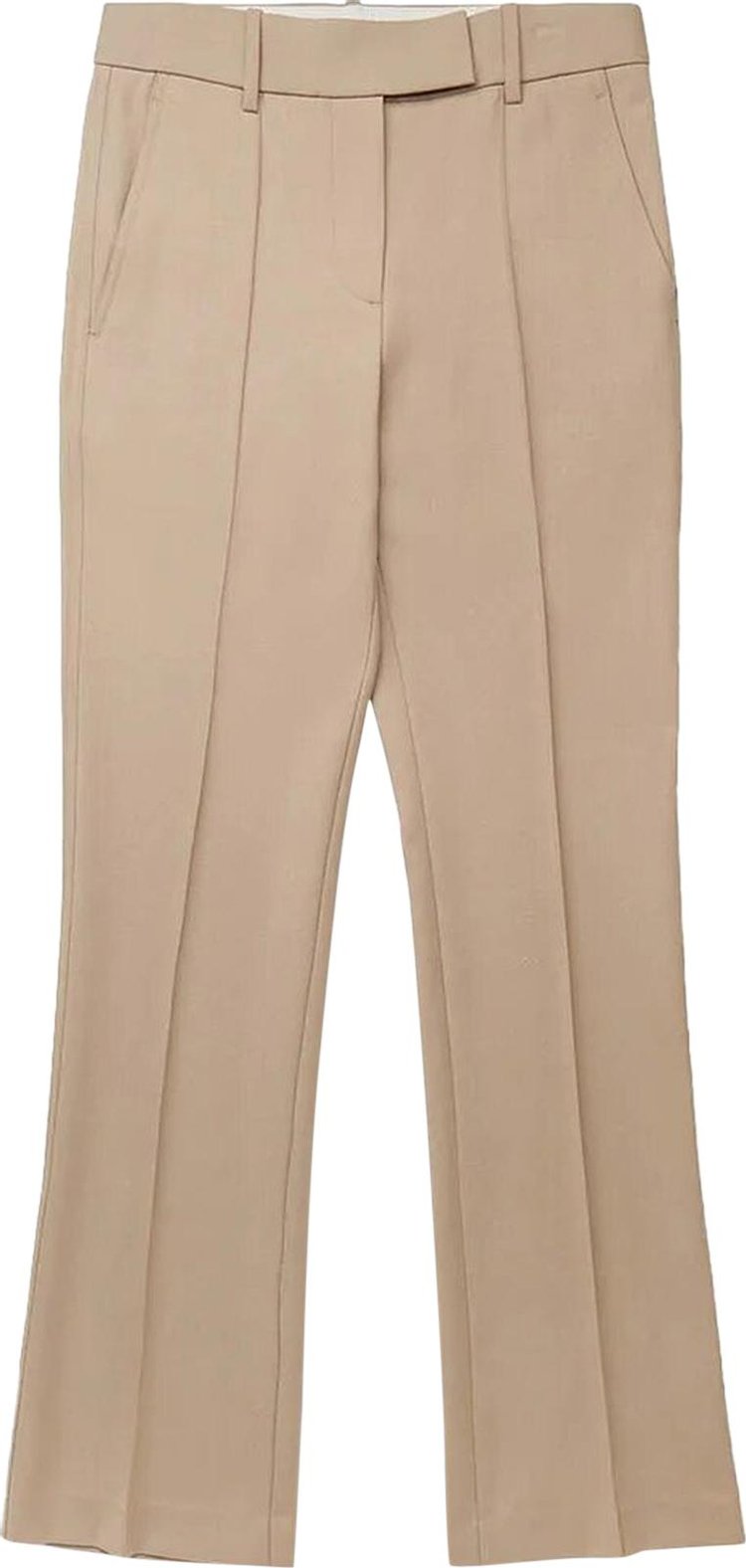 Helmut Lang Wool Trousers 'Taupe'
