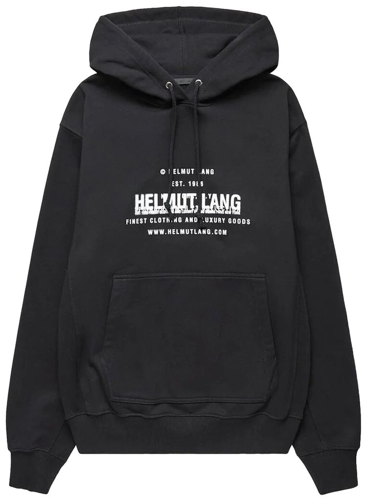 Helmut Lang Spray Hoodie Black