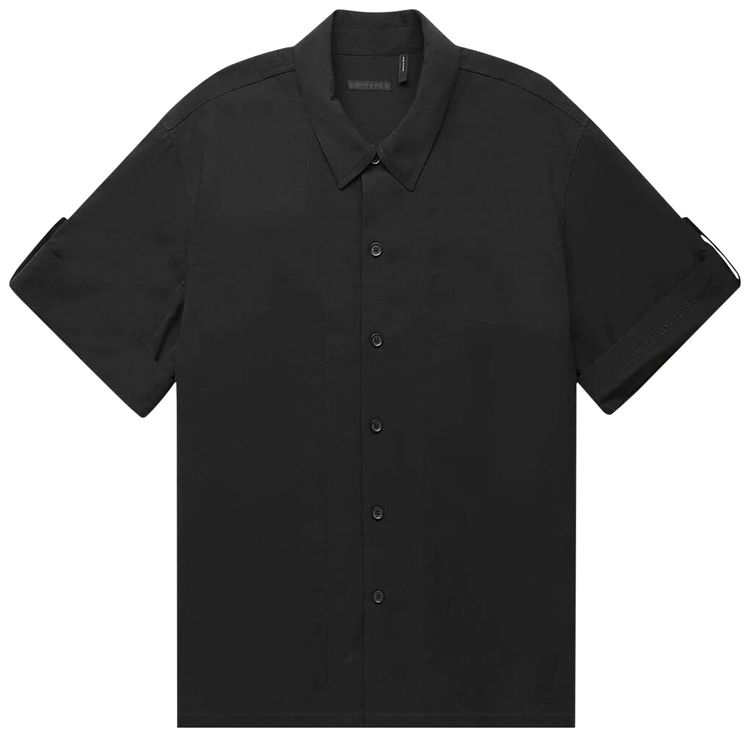 Helmut Lang Camp Short Sleeve Shirt Black