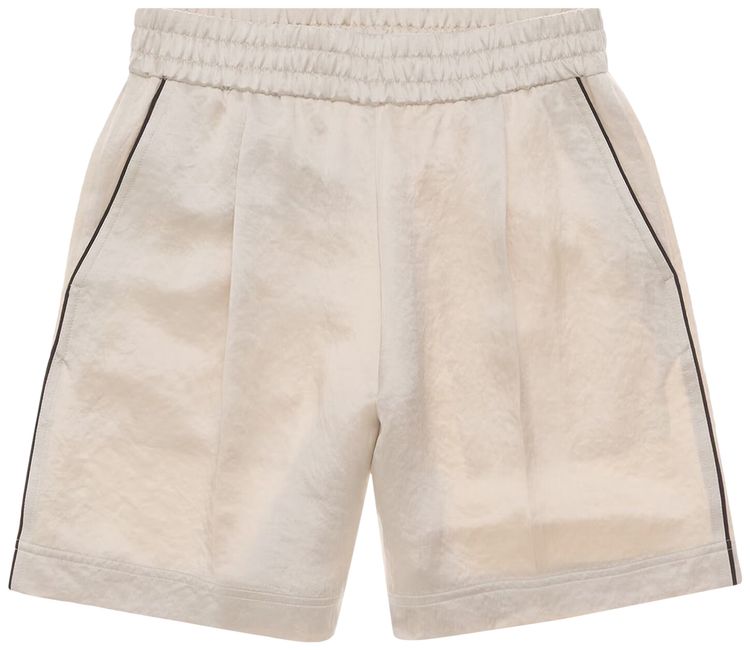 Helmut Lang Crinkle PJ Short Ivory