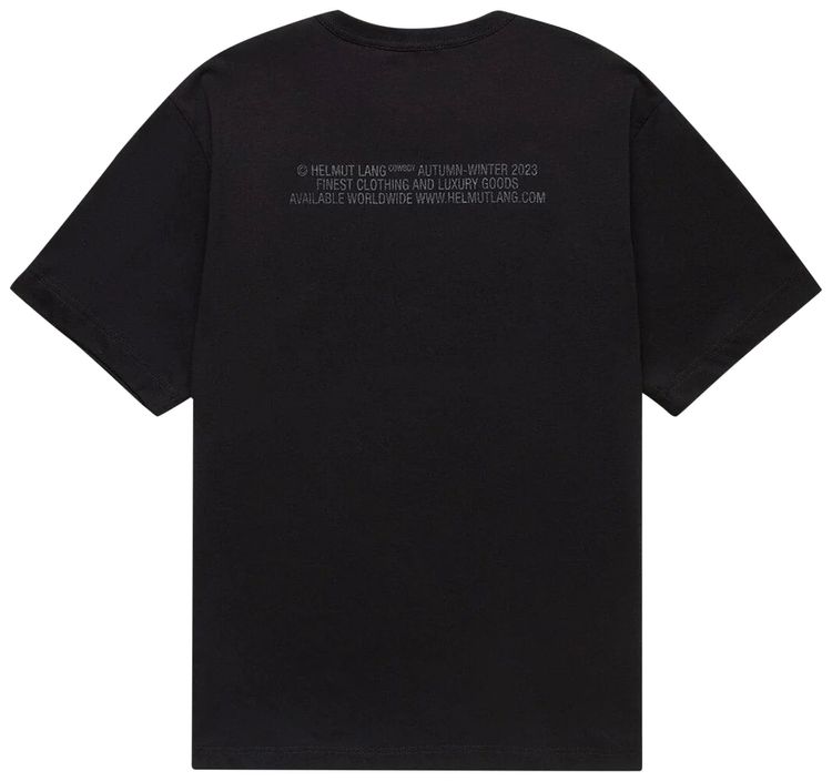 Helmut Lang Cowboy T Shirt Black