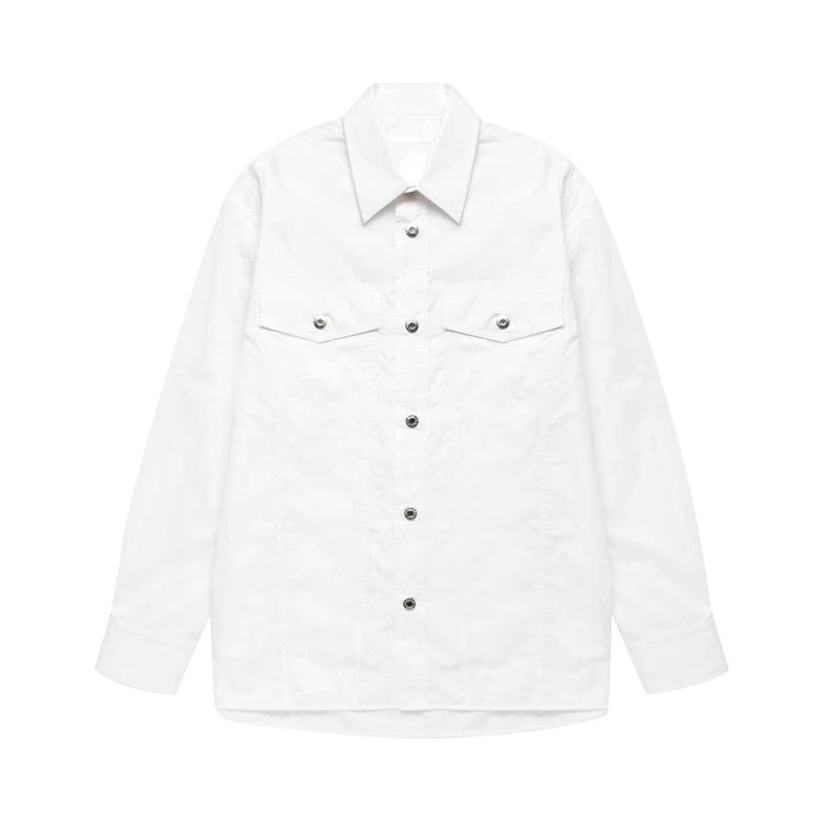 Helmut Lang Poplin Trucker Shirt 'White'