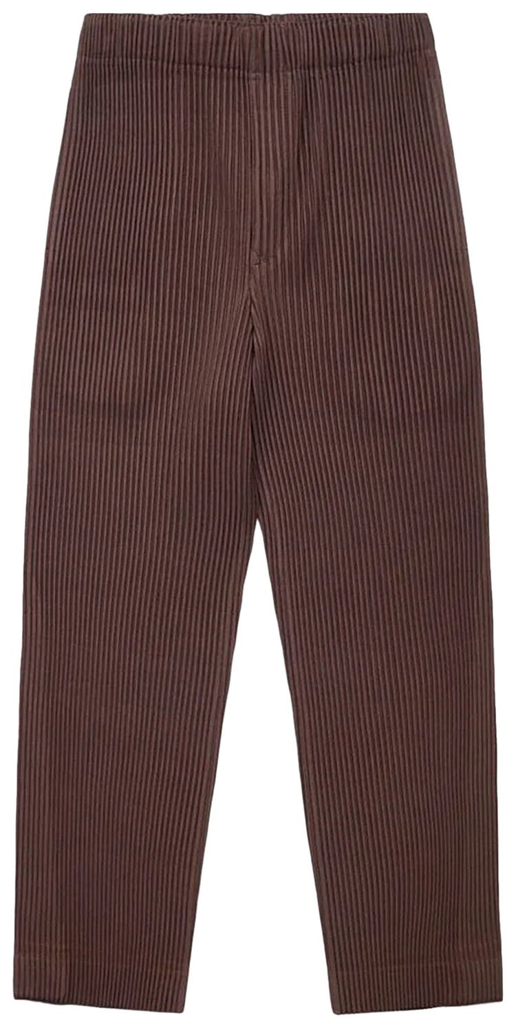 Homme Plisse Issey Miyake Pleats Bottoms 3 Burnt Brown